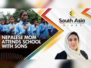 South Asia Diary | Nepalese mom attends school with sons