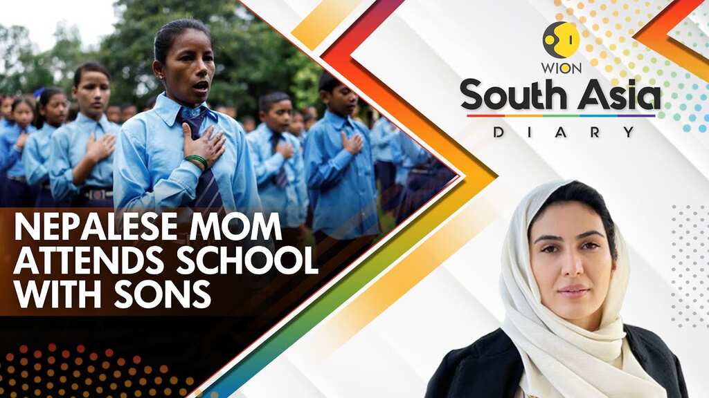 South Asia Diary | Nepalese mom attends school with sons