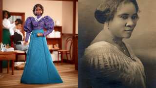 Madam C.J. Walker, America's first self-made black woman billionaire immortalised as a Barbie doll