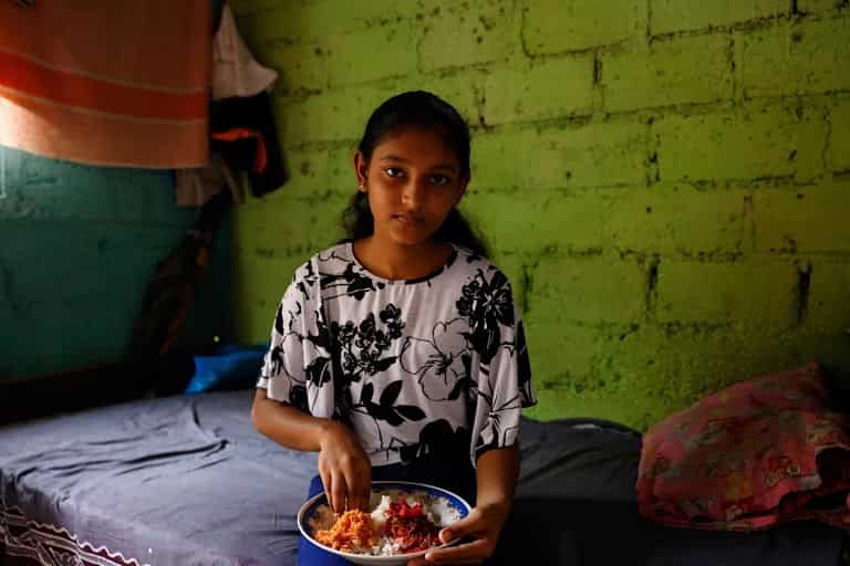 Sri Lankans forced to skip meals amid economic crisis