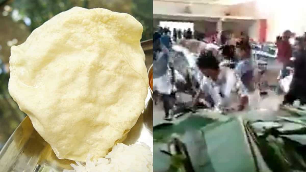 'WWE for papad': Ugly brawl erupts at wedding function in Kerala over extra 'papad' - Watch 'WWE for papad': Ugly brawl erupts at wedding function in Kerala over extra 'papad' - Watch