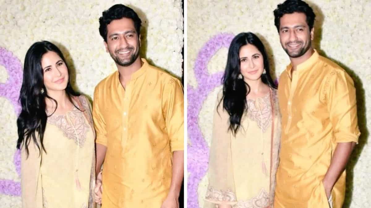 Katrina-Vicky visit Salman Khan's sister's house on the occasion of Ganesh festival Katrina-Vicky visit Salman Khan's sister's house on the occasion of Ganesh festival