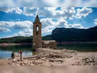 WION Climate Tracker | Receding waters expose ruins of 11th-century church in Spain