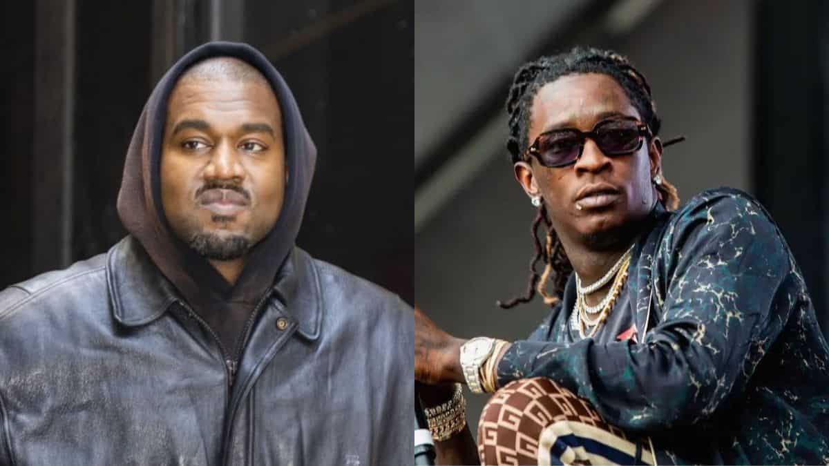 Young Thug offers 100 acres of land to Kanye West 'free of charge' for Yeezy retail expansion Young Thug offers 100 acres of land to Kanye West 'free of charge' for Yeezy retail expansion