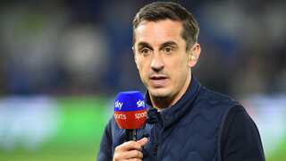 Gary Neville believes Arsenal will lose the Premier League race to Manchester City