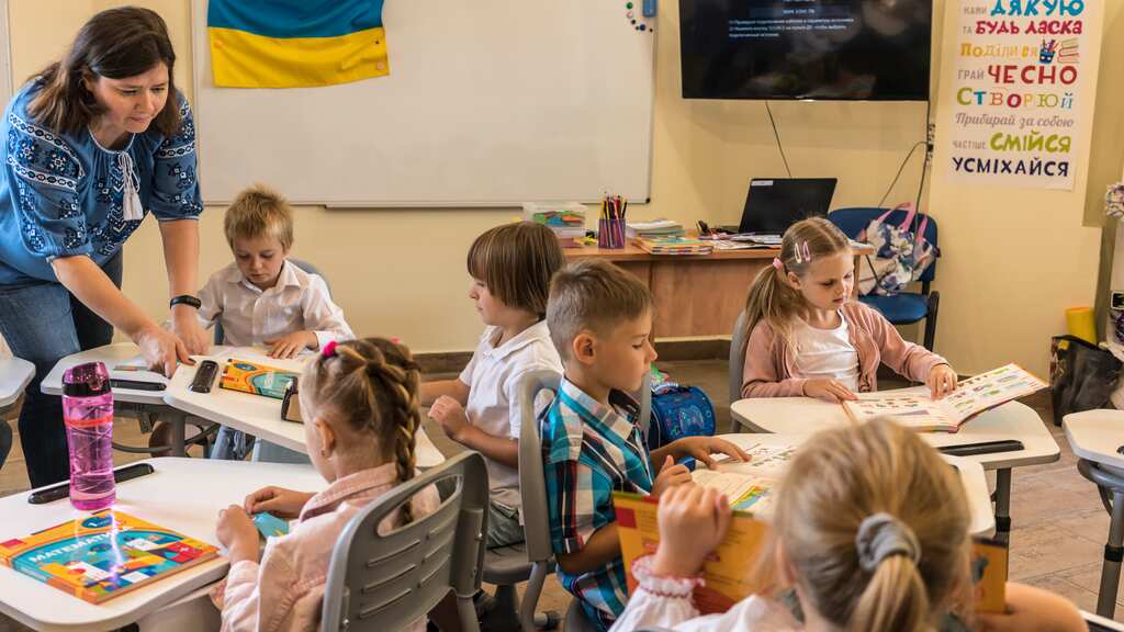 Ukraine: Students return to school in Ukraine, parents hold on to hope as war continues
