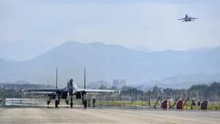 Two Chinese fighters cross Taiwan Strait median line again, says Taiwan's defence ministry