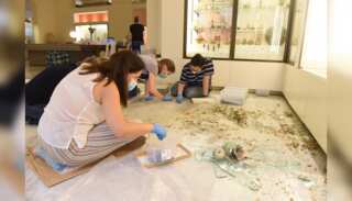 British museum restores 8 glass artifacts shattered in Beirut explosion in 2020