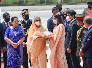 Bangladesh Prime Minister Sheikh Hasina reaches India on a four-day visit