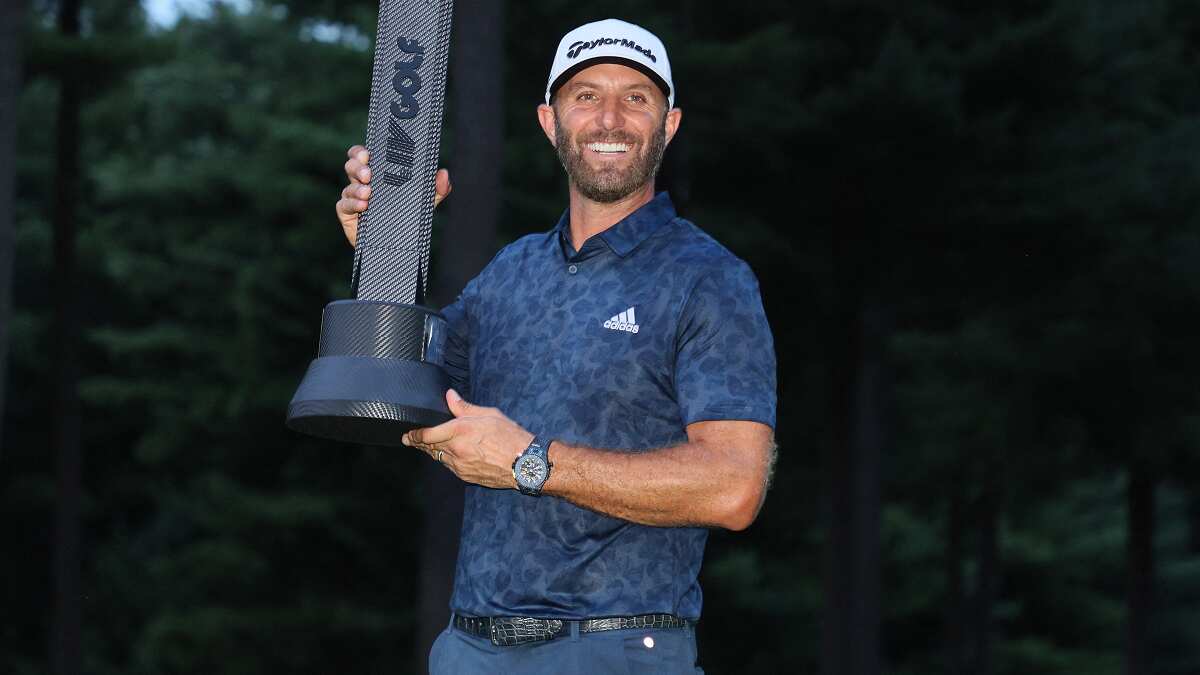 Dustin Johnson makes eagle putt to win LIV Golf Boston event in playoff Dustin Johnson makes eagle putt to win LIV Golf Boston event in playoff