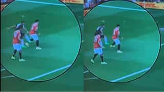 Shocking unseen footage shows Gabriel Jesus kicking Man Utd's Lisandro Martinez in frustration - WATCH