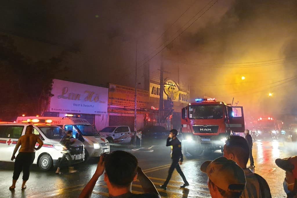 Vietnam: 32 killed, 11 severely injured in karaoke bar fire, says official Vietnam: 32 killed, 11 severely injured in karaoke bar fire, says official