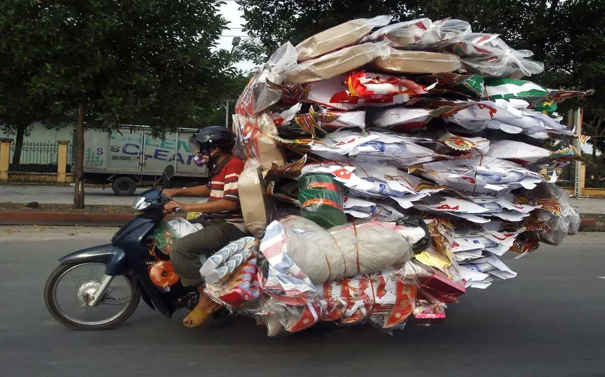 Overloading on two-wheelers