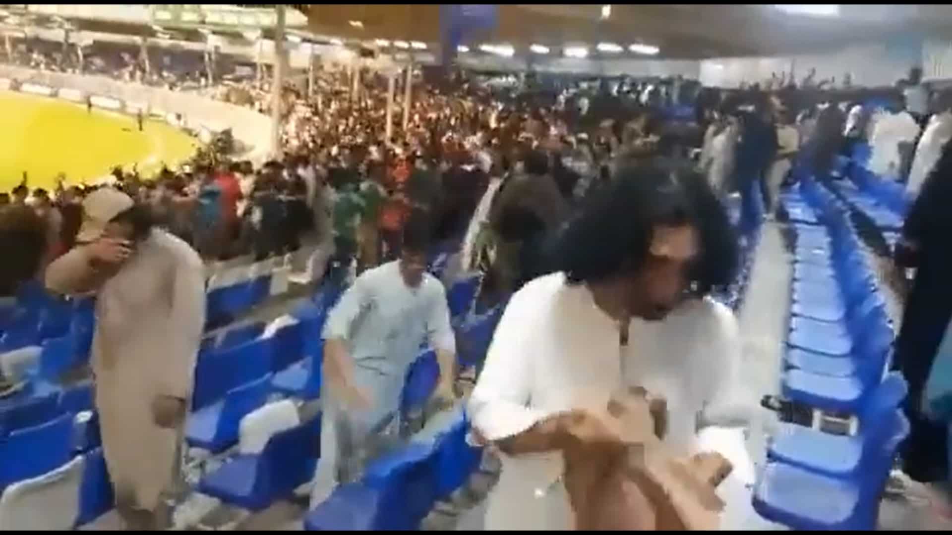 Asia Cup: Afghanistan fans hurl chairs at Pakistanis following crushing defeat. Watch video Asia Cup: Afghanistan fans hurl chairs at Pakistanis following crushing defeat. Watch video