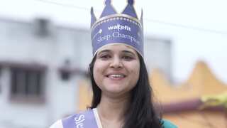 Watch: Kolkata girl wins over $6,000 for her exceptional sleeping abilities