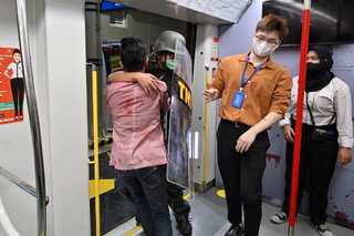 Zombies are rising in Jakarta to popularise public transport