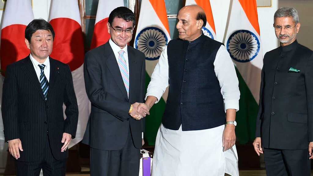 Tokyo: Indian defence minister Rajnath Singh meets Japanese counterpart