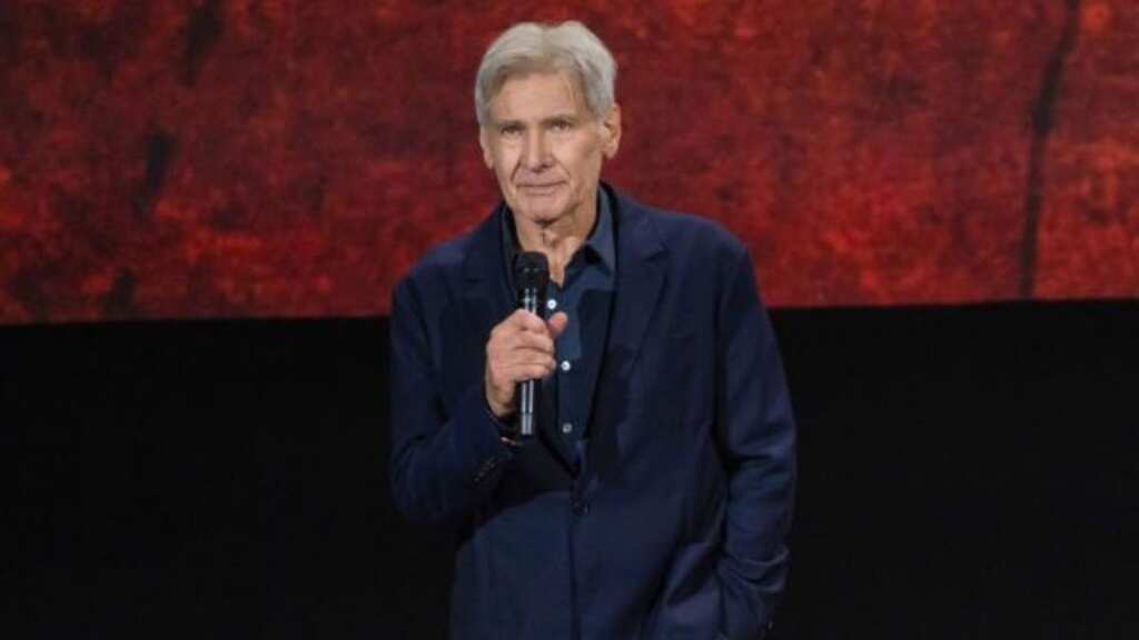 Harrison Ford gets emotional at 'Indiana Jones 5' trailer launch at D23 Expo
