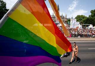 Thousands protest the forthcoming EuroPride in Serbian capital