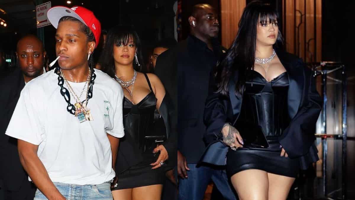 Rihanna turns cheerleader for A$AP Rocky at his Mercer & Prince event in NYC Rihanna turns cheerleader for A$AP Rocky at his Mercer & Prince event in NYC