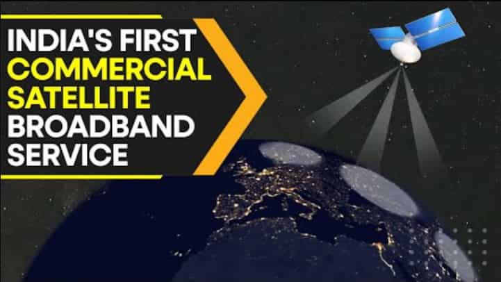 Hughes, ISRO launch India's first commercial satellite broadband service