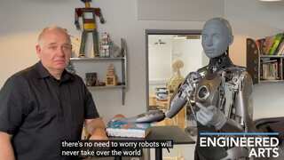 Robots are here 'for good, or bad,' but will they take over the world? World's most advanced humanoid says no