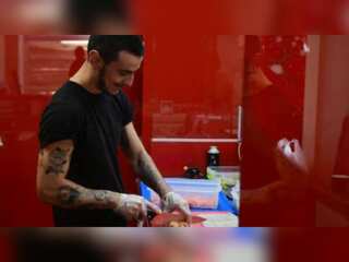 This Sushi bar in Ukraine stays open despite air raid or missile strikes