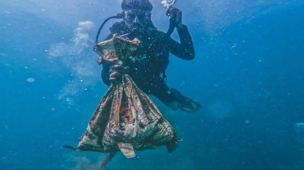 India's Coast Guard divers clean coral reef zones, remove ghost nets - WATCH