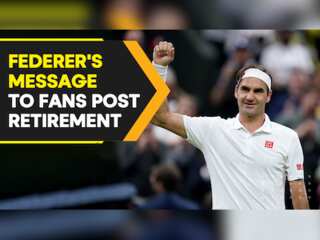 Roger Federer's message to fans after announcing retirement from Tennis