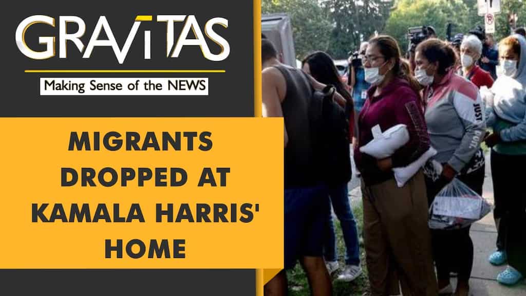Gravitas: Busloads of migrants dropped outside US vice president's home