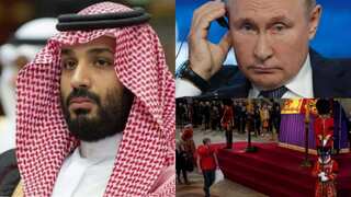 Top 10 world news: MBS to skip Queen funeral, Putin appeals for calm