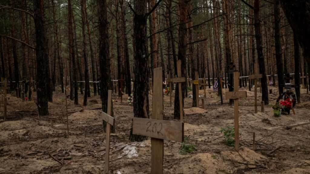 The singular offense of the mass grave: Story of Izium and beyond