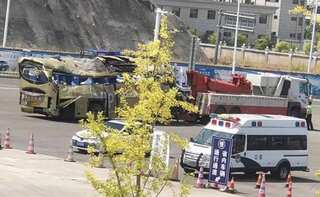 27 dead in China after bus taking people to COVID-19 quarantine facility crashes