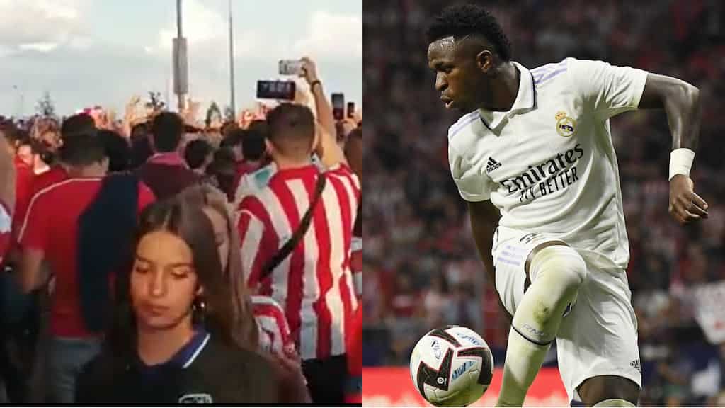 WATCH: Atletico Madrid fans hurl vile racist chants at Real Madrid's Vinicius Jr