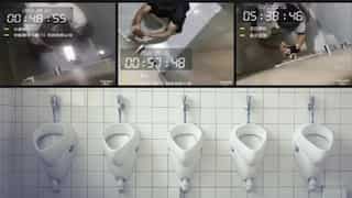 'A dystopian nightmare': Chinese firm films employees in loo as a method of enforcing its 'no smoking rule'