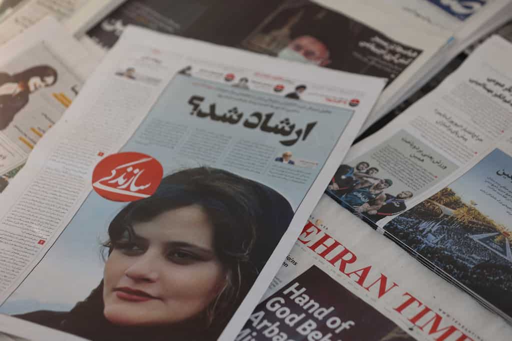 Head of Iran’s morality police suspended amid protests over death in custody, reports suggest