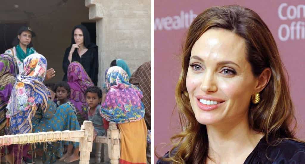 Angelina Jolie visits Pakistan to support people affected by floods