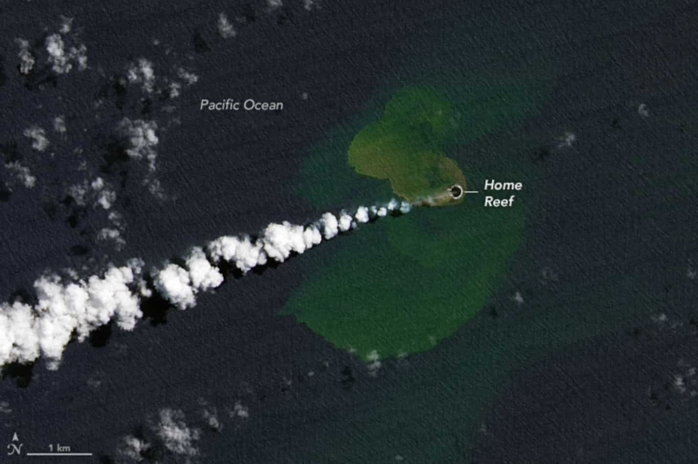 Watch: New island formed in Pacific ocean as Home reef erupts eight times in 48 hours Watch: New island formed in Pacific ocean as Home reef erupts eight times in 48 hours