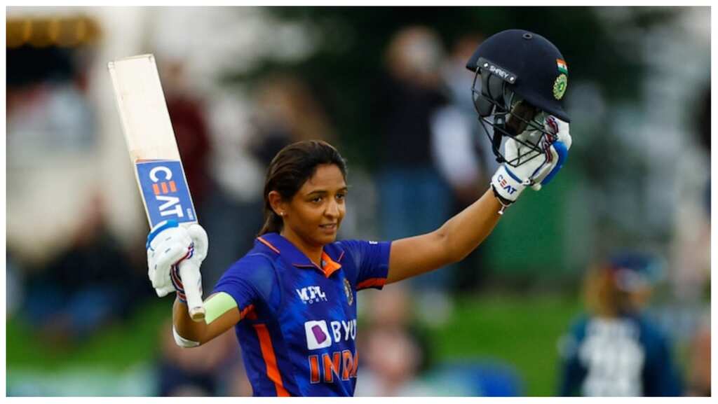 India women register their 2nd-highest ODI score with Harmanpreet Kaur's scintillating 143 vs England