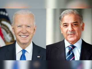 Pakistan PM Shehbaz Sharif attends Biden's reception in New York