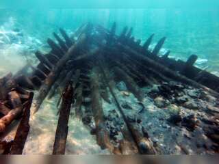 Ancient shipwreck loaded with cargo from all over mediterranean found off the shore of Israel
