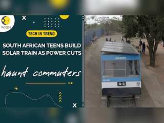 Tech in Trend: South African teens build solar train as power cuts haunt commuters