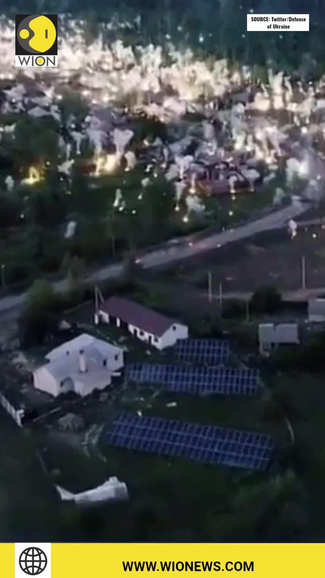 Ukraine Defence Ministry releases video & claims incendiary bombs ...