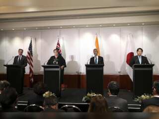 Foreign ministers hold meeting at Quad summit, sign disaster relief pact