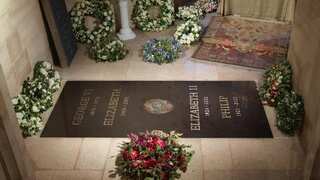 Queen Elizabeth's final resting place: First photo of ledger stone released