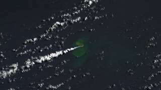 Baby island, in its infancy, discovered in Pacific Ocean after an underwater volcanic eruption