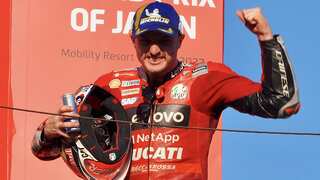 Ducati's Jack Miller wins Japanese GP as Fabio Quartararo extends championship lead