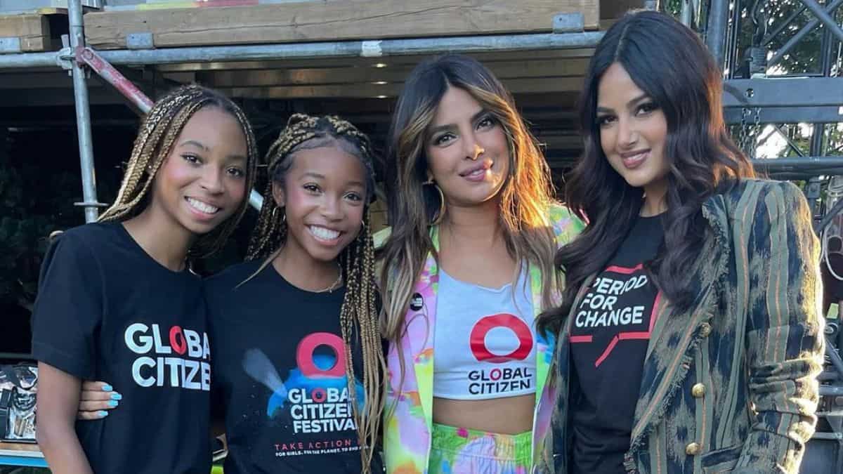 Harnaaz Sandhu meets Priyanka Chopra Jonas at Global Citizen event in NYC, shares pic