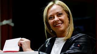 Italy's right-wing leader Girogia Meloni set to win election