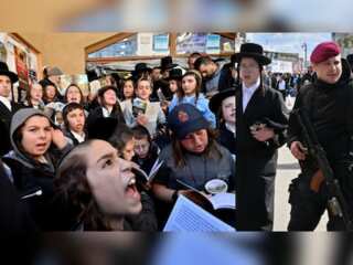 In Pics | Thousands of Hasidic Jews gather in Ukrainian city of Uman for annual pilgrimage despite war